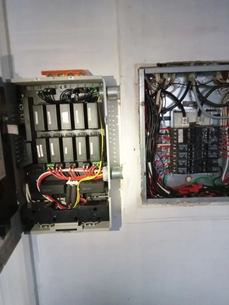 Electrical panel upgrade completed for Security Camera Wiring in Mill Valley